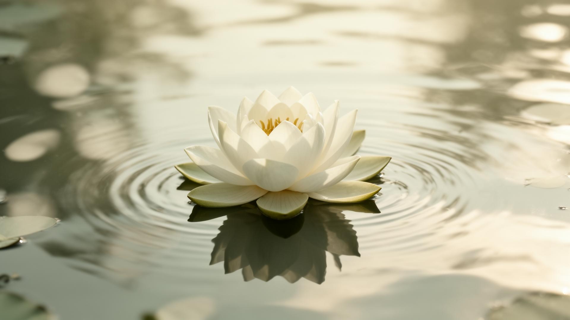 Loto sobre agua
